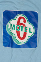Vintage Light Blue Motel 6 Pocket T-Shirt (1980s)
