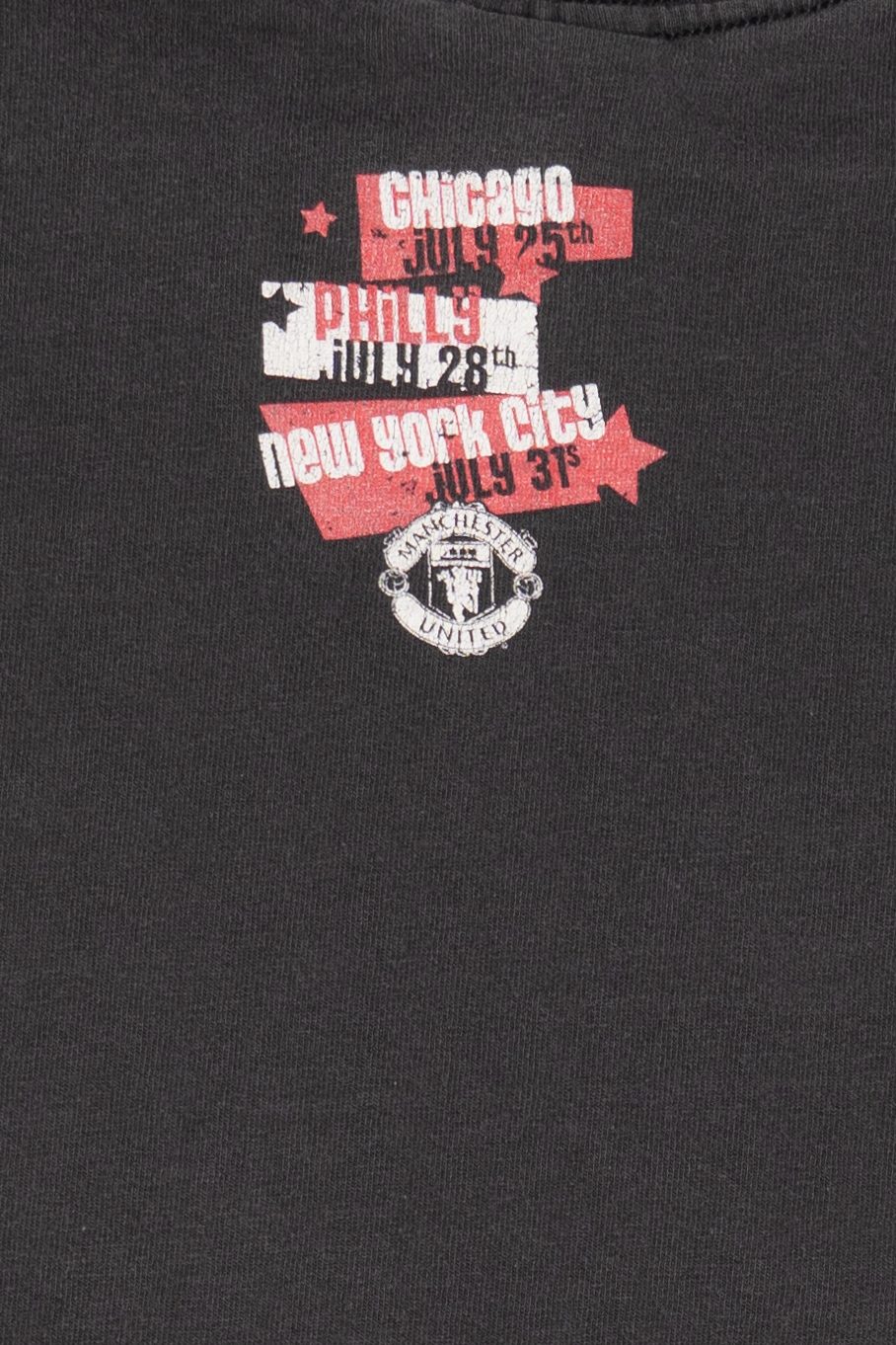 Vintage Manchester United USA Tour 2004 Nike T-Shirt (2000s)