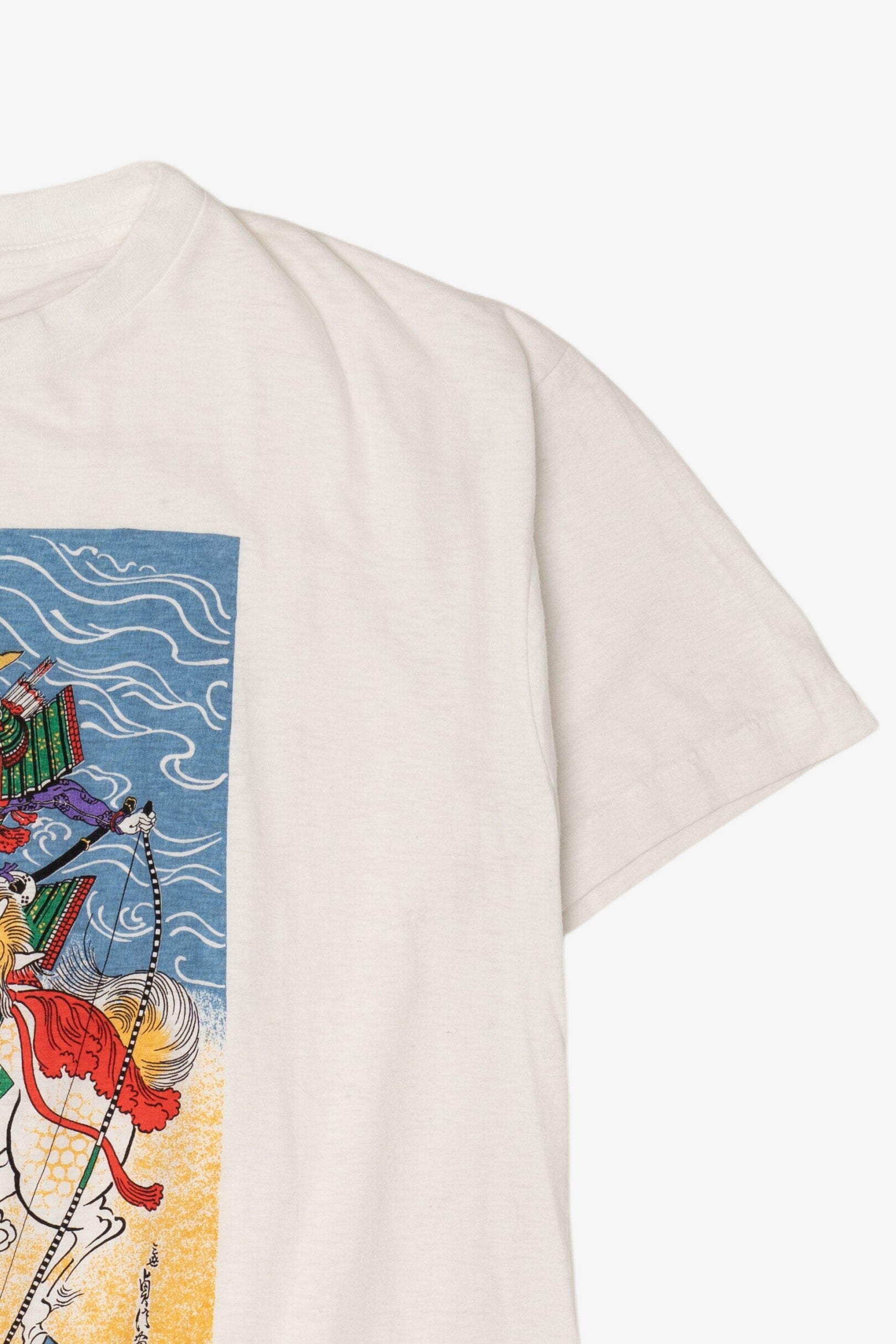 Vintage Japanese Samurai Warrior Single Stitch T-Shirt (1990s)