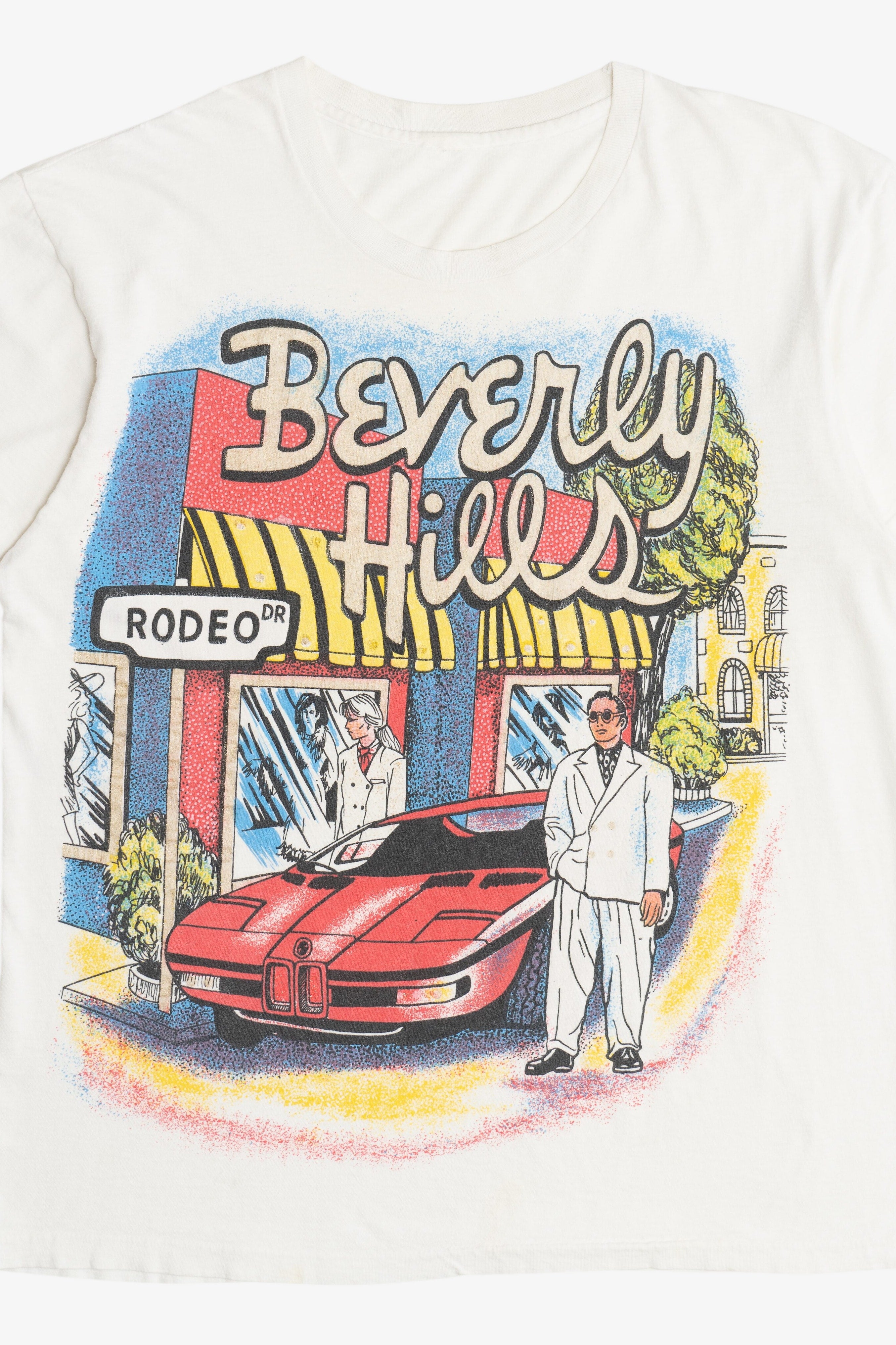 Vintage "Beverly Hills" Rodeo Drive Single Stitch T-Shirt (1980s)
