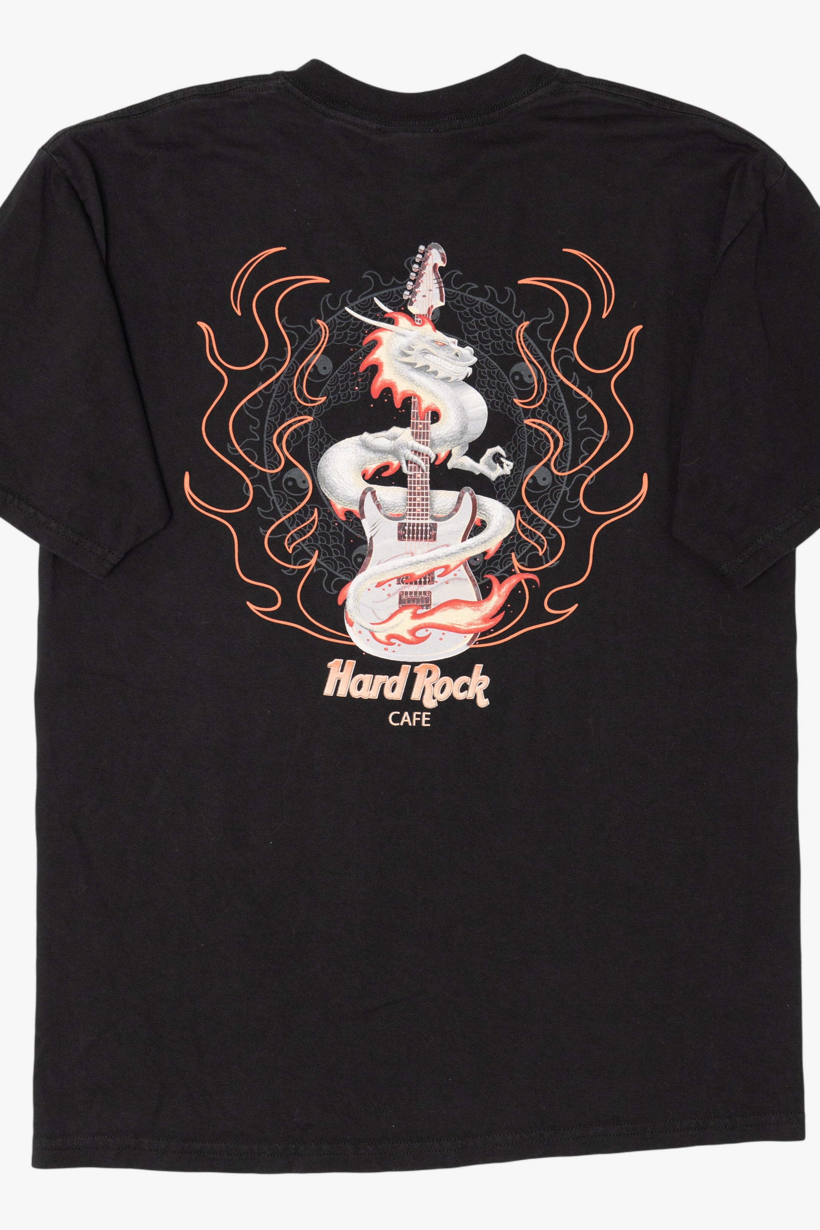 Vintage Black Hard Rock Cafe Las Vegas Dragon T-Shirt (2000s)