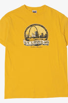 Vintage Yellow St. Louis Missouri Touring Company Perrin T-Shirt (2000s)