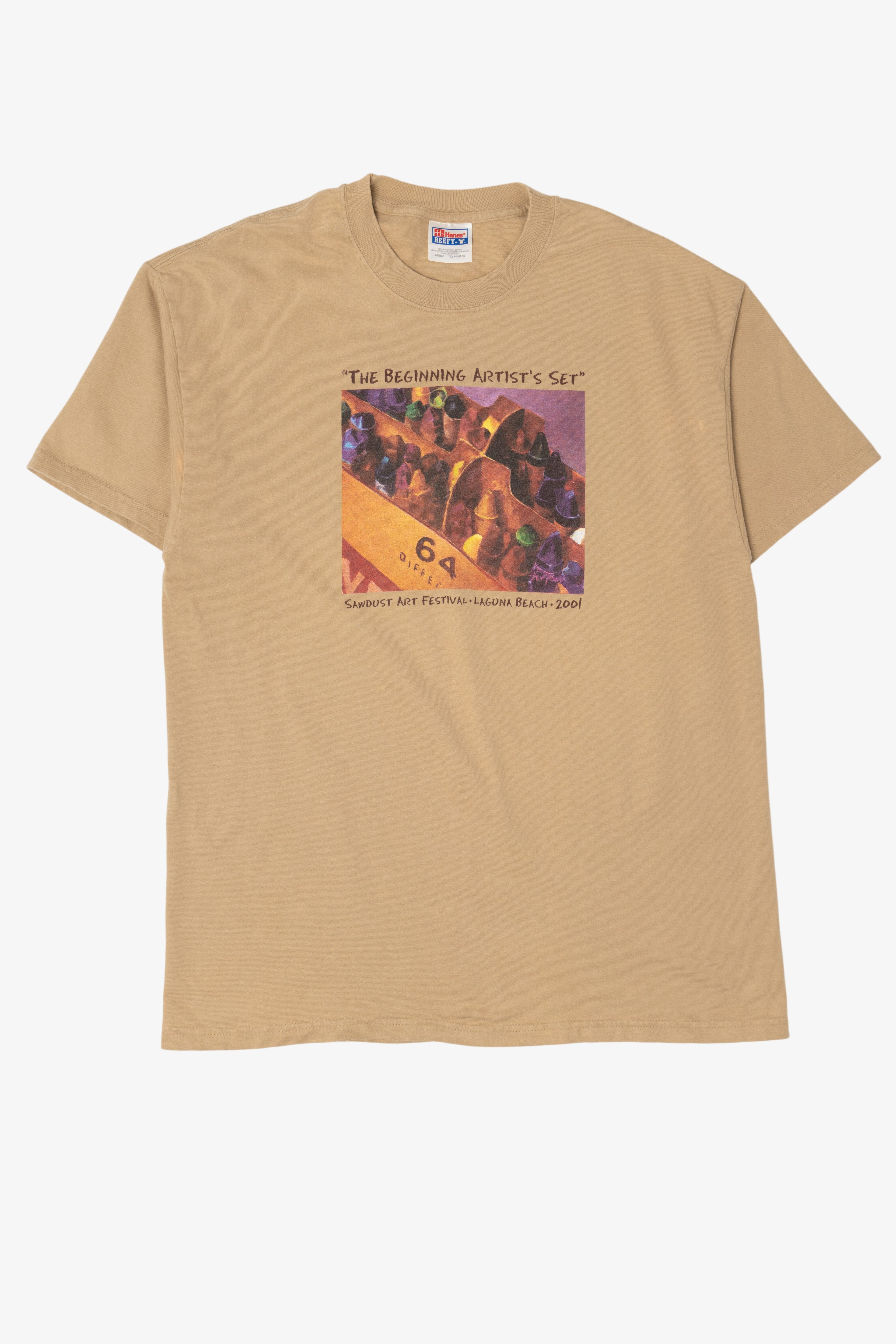 Vintage Sawdust Art Festival Laguna Beach 2001 T-Shirt (2000s)