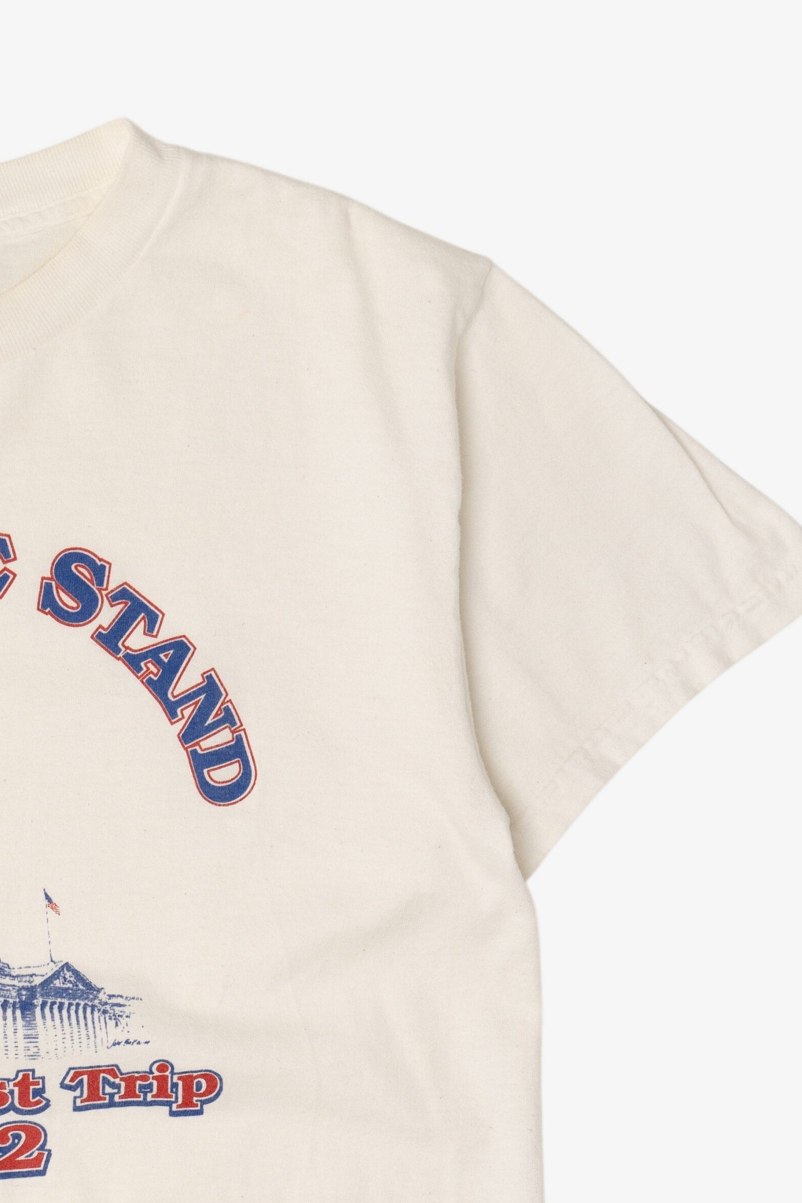 Vintage White "United We Stand" East Coast Trip 2002 T-Shirt (2000s)