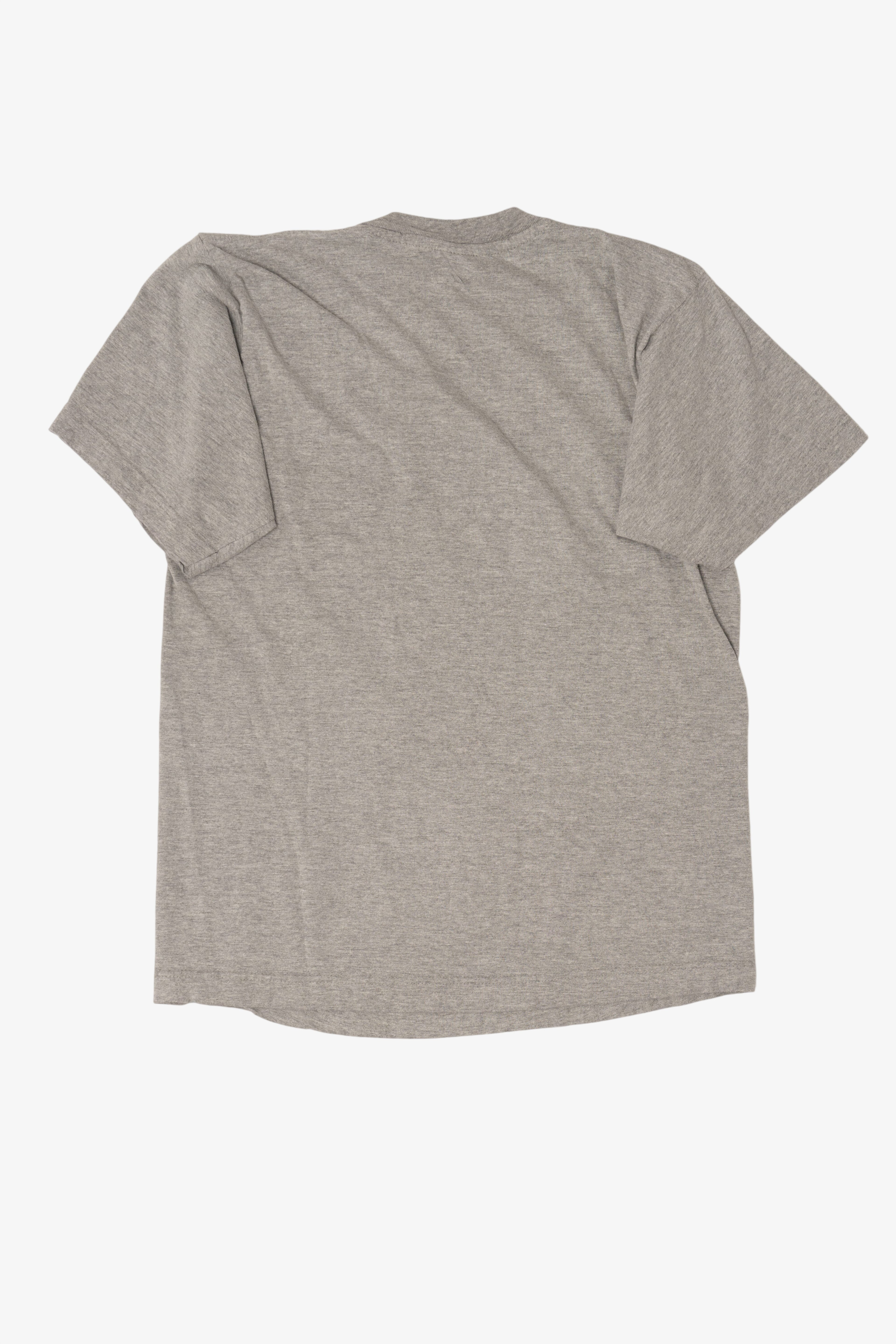 Vintage Gray Embroidered "Top Of The World" Everest Nepal T-Shirt (1990s)