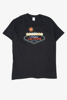 Black "Welcome To Fabulous Las Vegas Nevada" T-Shirt (2010s)