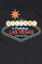 Black "Welcome To Fabulous Las Vegas Nevada" T-Shirt (2010s)
