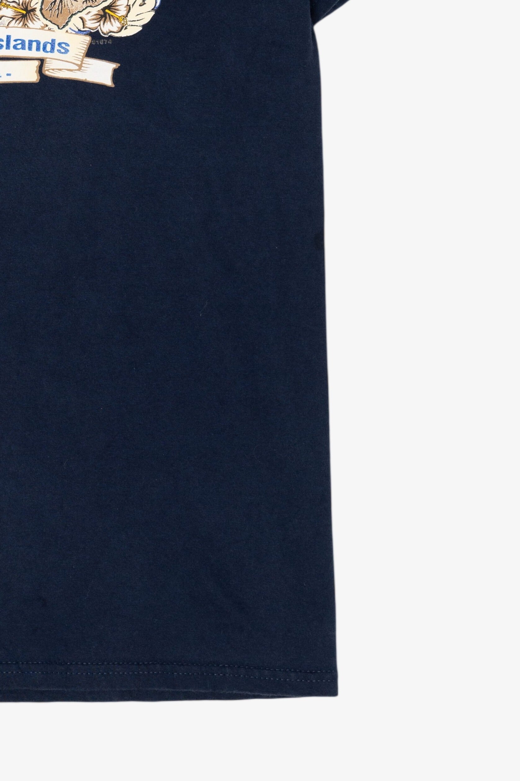 Vintage Navy Blue Hawaiian Islands "Aloha State" T-Shirt (2000s)