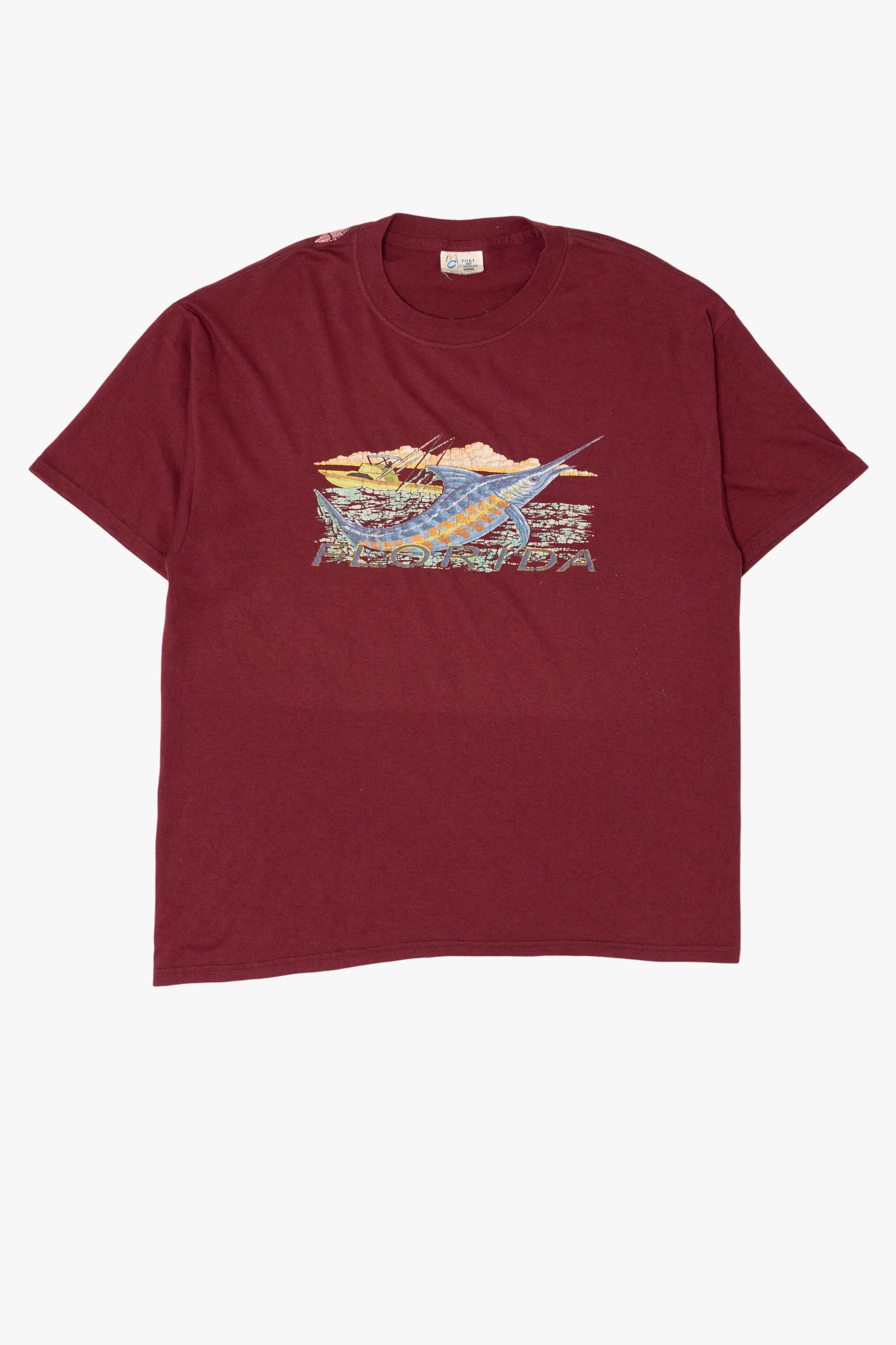 Vintage Red Marlin Florida T-Shirt (2000s)