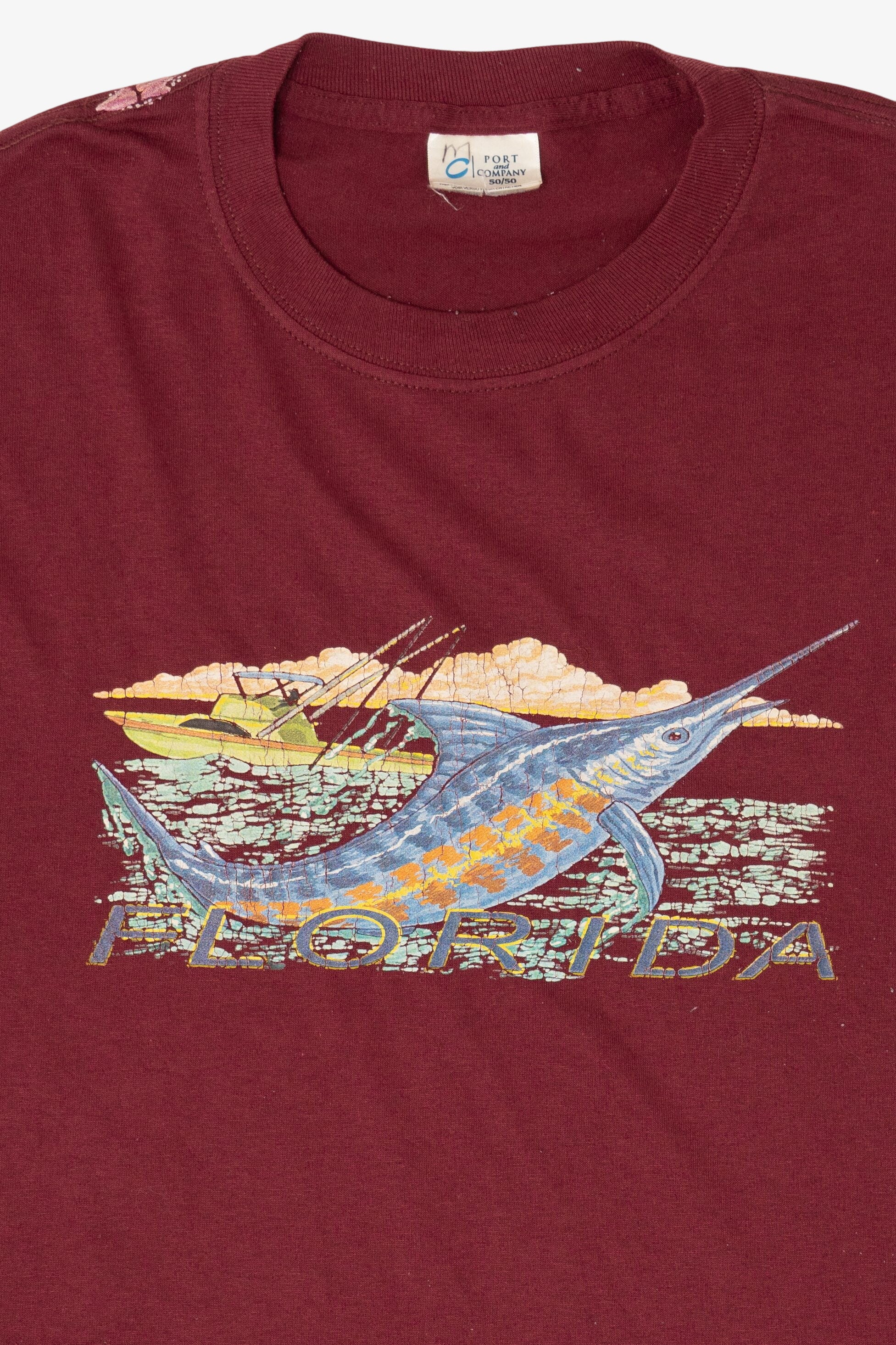 Vintage Red Marlin Florida T-Shirt (2000s)