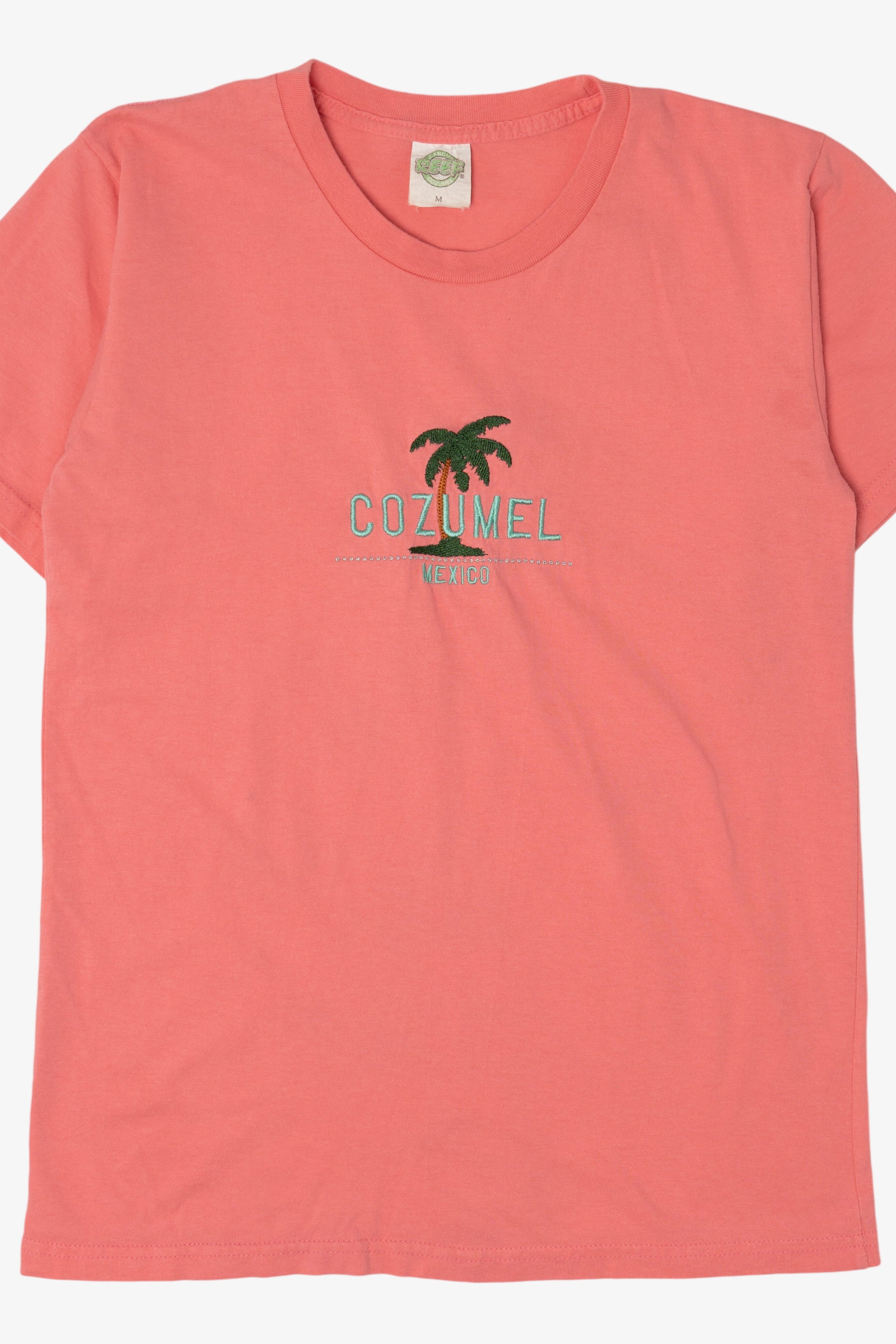 Vintage Embroidered Cozumel Mexico T-Shirt (1990s)