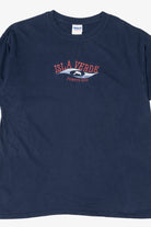 Navy Blue Embroidered Isle Verde Puerto Rico T-Shirt (2000s)