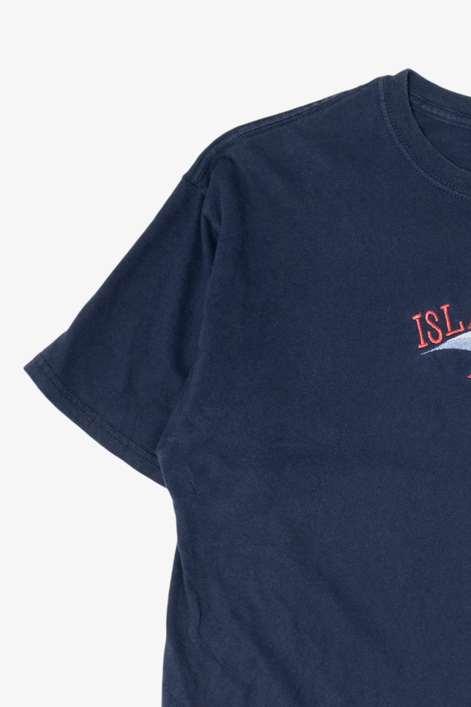 Navy Blue Embroidered Isle Verde Puerto Rico T-Shirt (2000s)