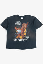 Sturgis "70th Annual Motorcycle Rally" Eagle Souvenir T-Shirt (2010s)