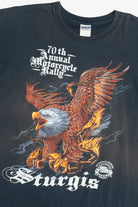 Sturgis "70th Annual Motorcycle Rally" Eagle Souvenir T-Shirt (2010s)
