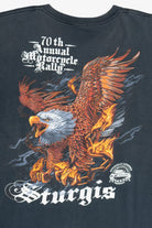Sturgis "70th Annual Motorcycle Rally" Eagle Souvenir T-Shirt (2010s)