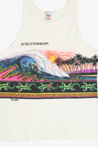 Vintage Schlitterbahn Beach T-Shirt Tank Top (1990s)