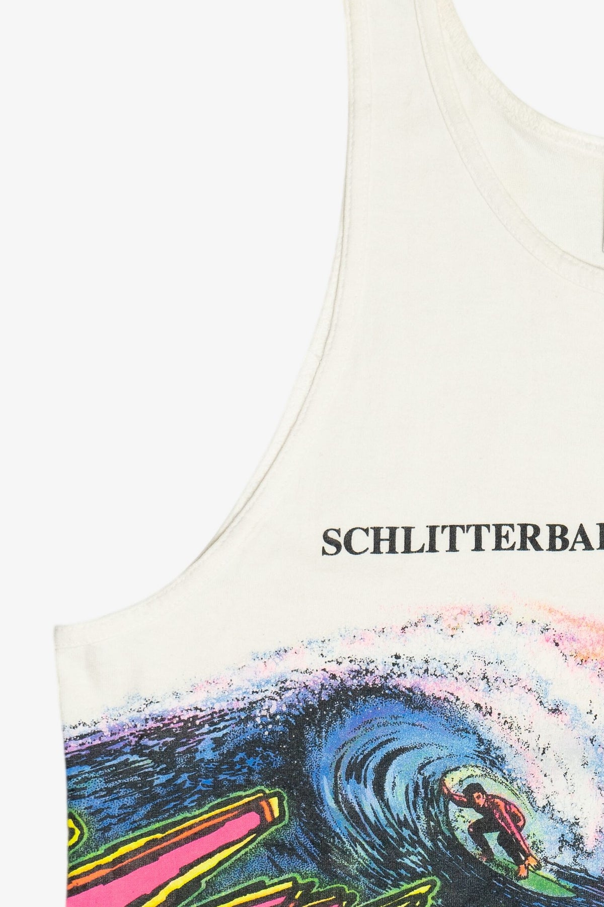 Vintage Schlitterbahn Beach T-Shirt Tank Top (1990s)