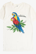 Vintage "Recuardo de Guadalajara" Macaw Parrots Souvenir T-Shirt (1980s)