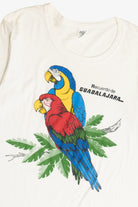 Vintage "Recuardo de Guadalajara" Macaw Parrots Souvenir T-Shirt (1980s)