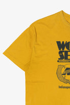 Vintage Yellow National Softball Association World Series Indiana Single Stitch T-Shirt (1980s)