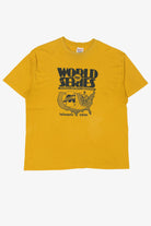 Vintage Yellow National Softball Association World Series Indiana Single Stitch T-Shirt (1980s)