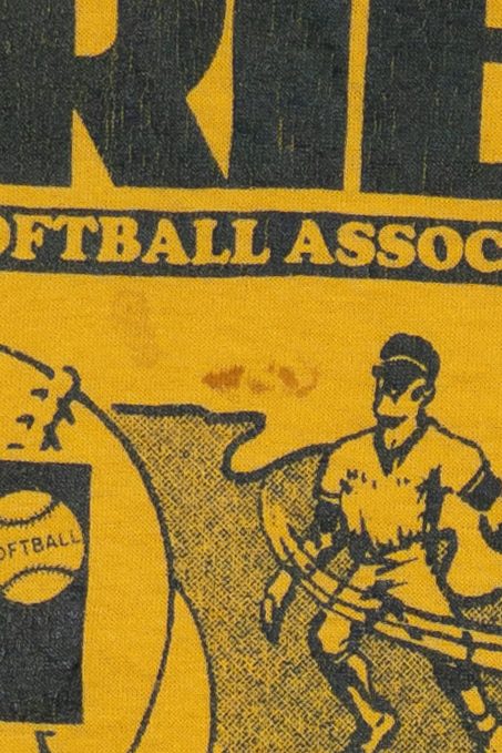 Vintage Yellow National Softball Association World Series Indiana Single Stitch T-Shirt (1980s)