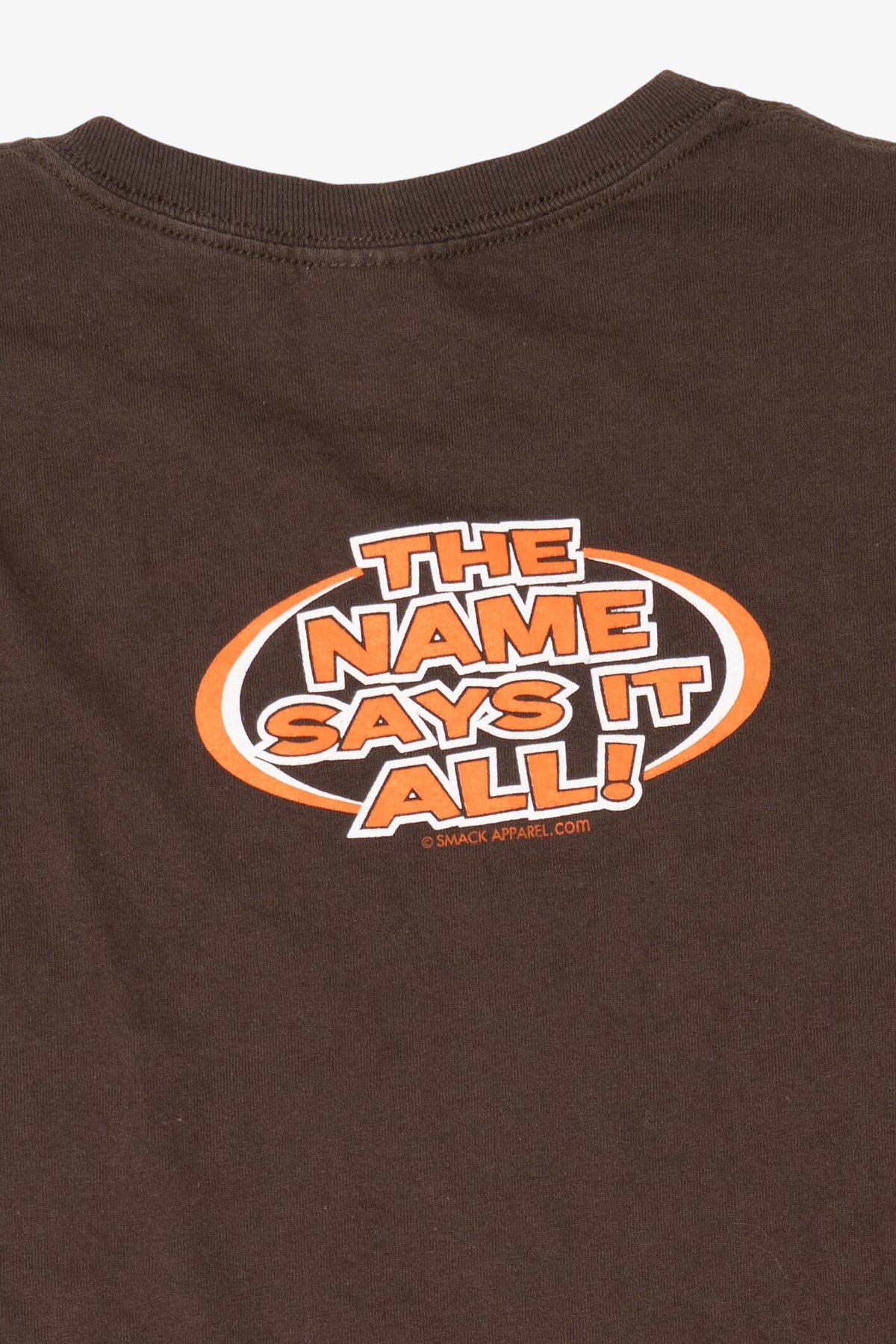 Vintage Brown Shittsburgh "The Name Says It All" Funny T-Shirt (2000s)