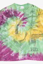 Vintage "New Orleans Jazz 1991" Bourbon Street Tie Dye T-Shirt (1990s)