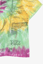 Vintage "New Orleans Jazz 1991" Bourbon Street Tie Dye T-Shirt (1990s)