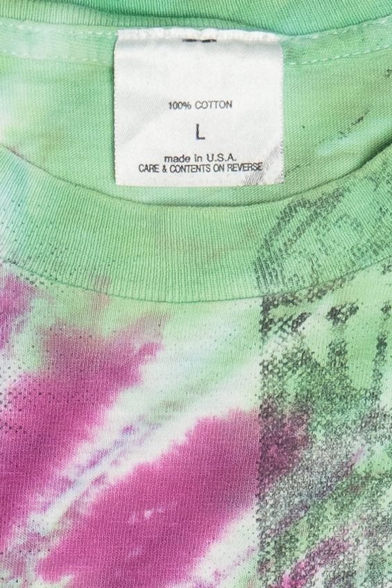 Vintage "New Orleans Jazz 1991" Bourbon Street Tie Dye T-Shirt (1990s)
