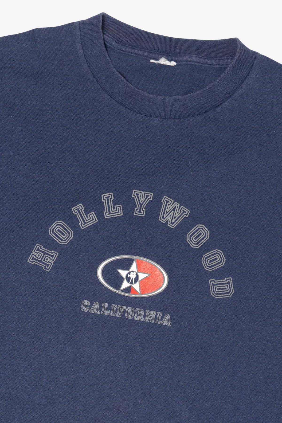 Vintage Navy Blue Hollywood California T-Shirt (1990s)