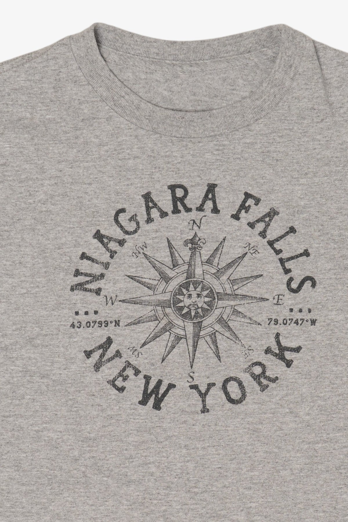 Light Gray Niagara Falls New York T-Shirt