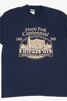 Navy Blue Floral Park Centennial T-Shirt (2000s)
