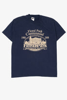 Navy Blue Floral Park Centennial T-Shirt (2000s)