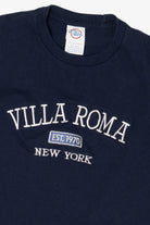 Vintage Navy Blue Villa Roma New York T-Shirt (2000s)