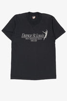 Vintage Black Dance St. Louis Silver Anniversary T-Shirt (1990s)