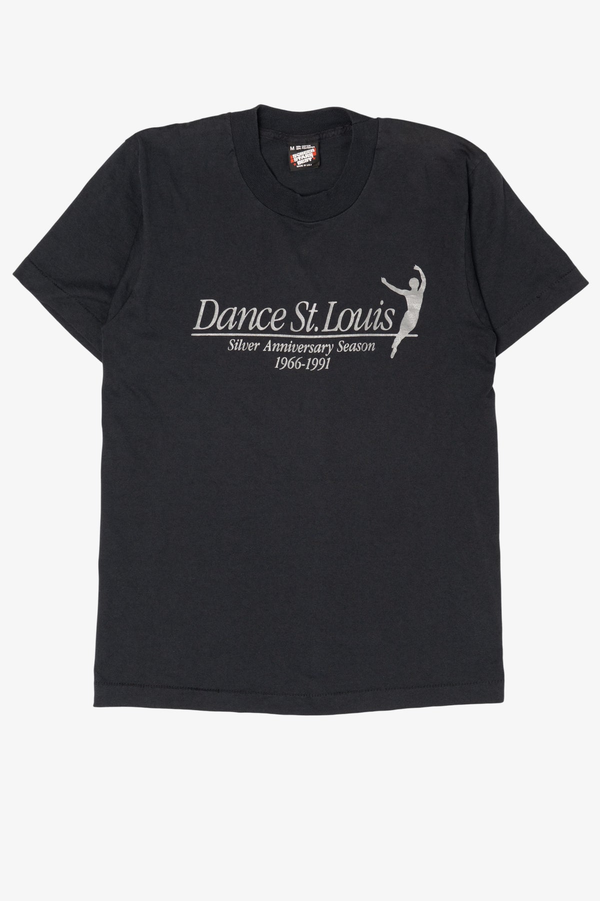 Vintage Black Dance St. Louis Silver Anniversary T-Shirt (1990s)