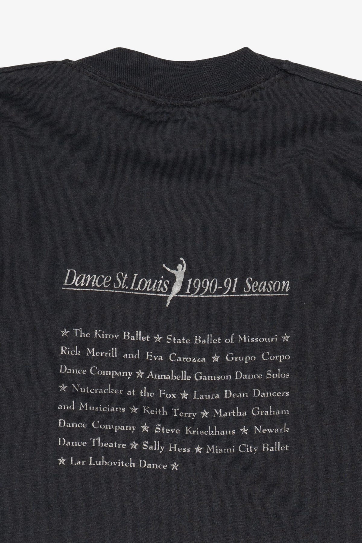 Vintage Black Dance St. Louis Silver Anniversary T-Shirt (1990s)