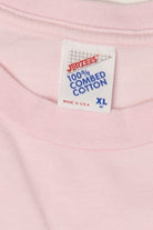 Vintage Pink Embroidered "Marco Island" T-Shirt (1990s)