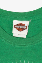 Green Harley Davidson Adamec Of St. Augustine Florida T-Shirt (2010s)