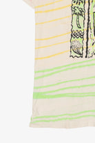 Vintage Pastel Striped "Surf" Single Stitch T-Shirt (1980s)