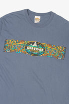 Vintage Blue Survivor Guatamala- The Mayan Empire T-Shirt (2000s)