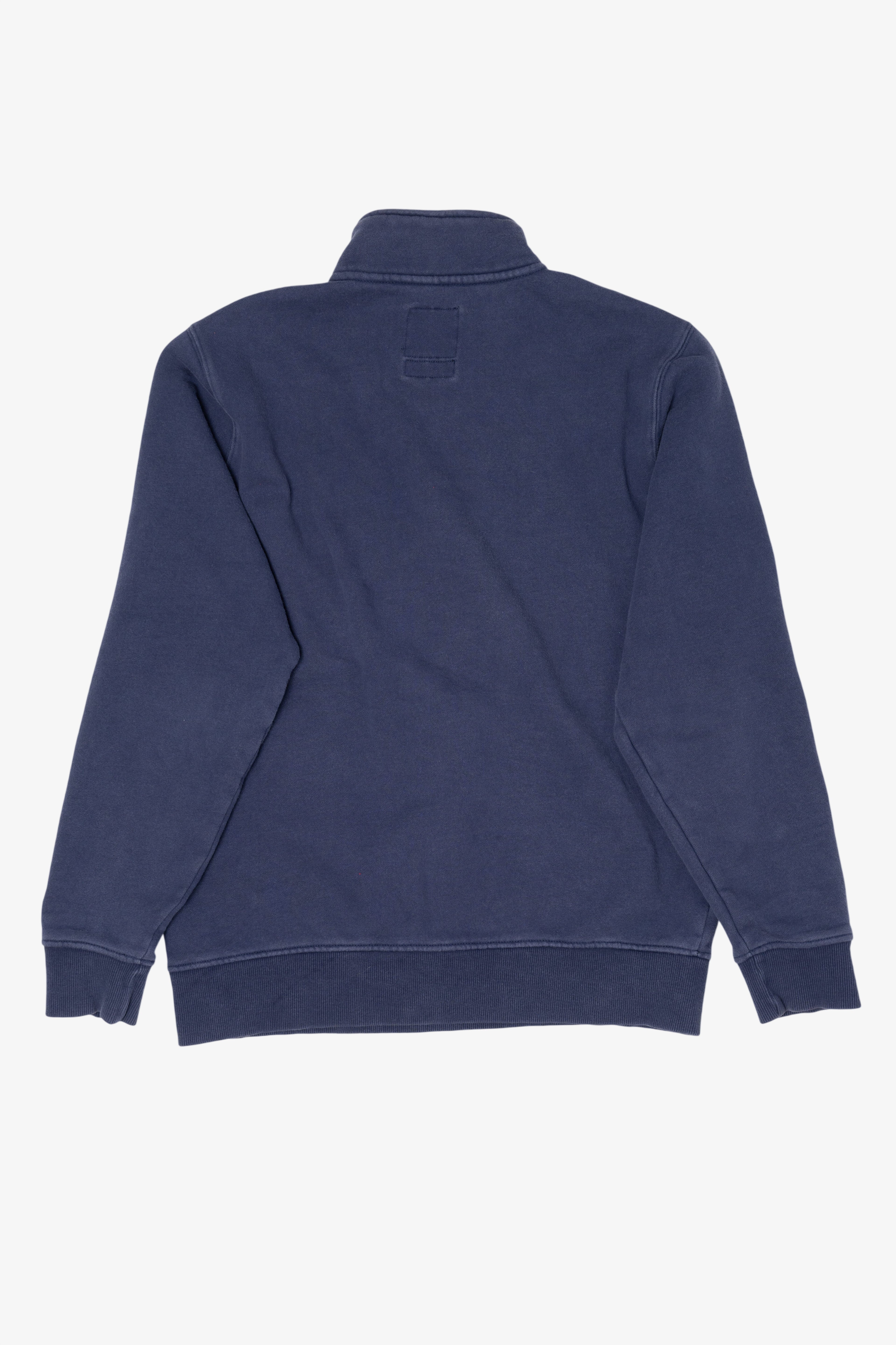 Navy Blue Starter New England Patriots Quarter Zip Sweatshirt (2010s)