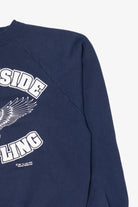 Vintage Navy Blue Northside Wrestling Raglan Sweatshirt (1990s)