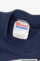 Vintage Navy Blue Northside Wrestling Raglan Sweatshirt (1990s)