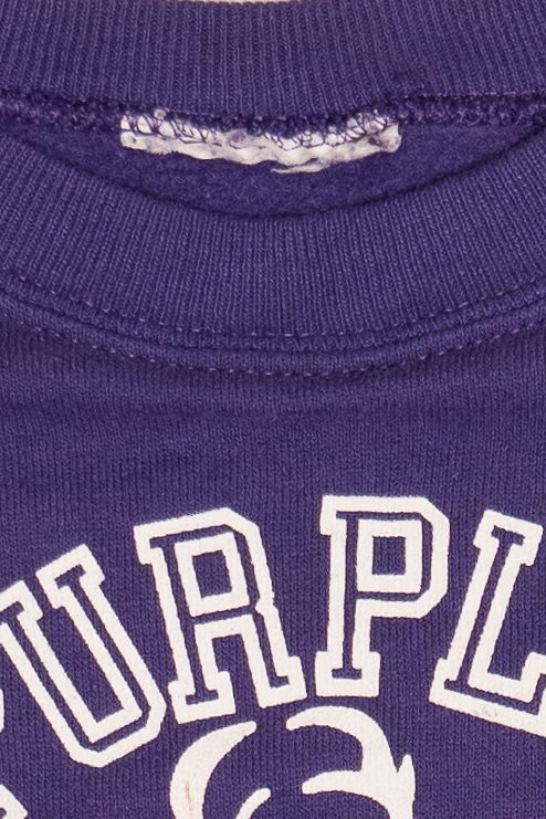 Vintage "Burlington Elks" "Purple Pride" Elk Basketball Mascot Sweatshirt (1990s)