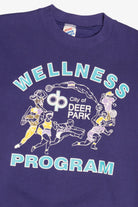 Vintage "City Of Deer Park" "Wellness Program" Fitness Sweatshirt (1990s)