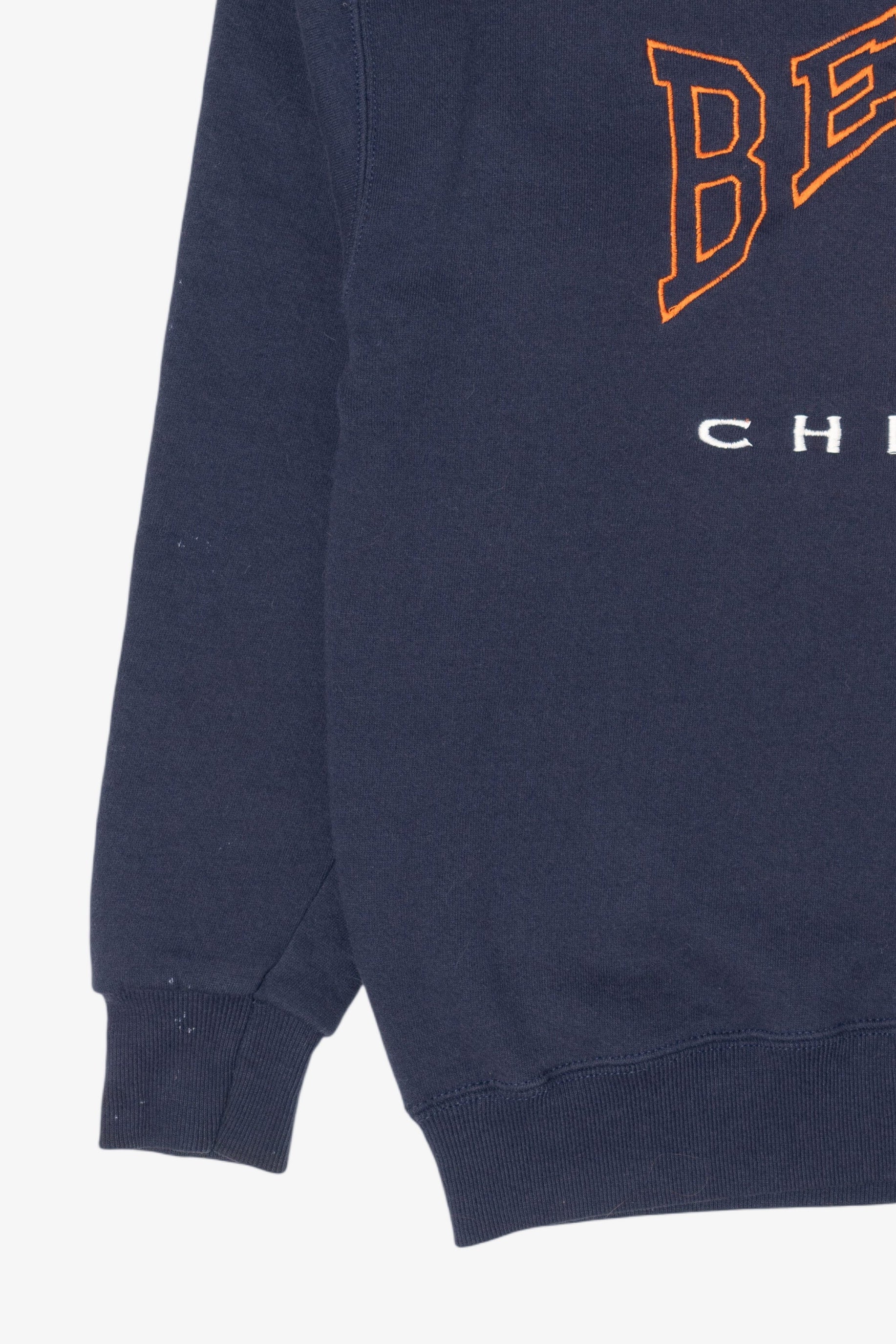Vintage Navy Blue Chicago Bears Football Sweatshirt (1990s)