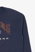 Vintage Navy Blue Chicago Bears Football Sweatshirt (1990s)